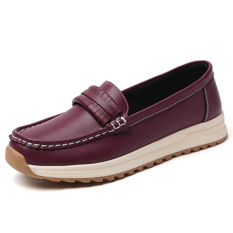 Women Loafers Lady Genuine Leather Round Toe Flat Casual Shoes Office Outdoor Daily Single Shoes Mother Walking Driving Shoes 44 бордовий
Women Loafers Lady Genuine Leather Round Toe Flat Casual Shoes Office Outdoor Daily Single Shoes Mother Walking Driving Shoes 44 бордовий