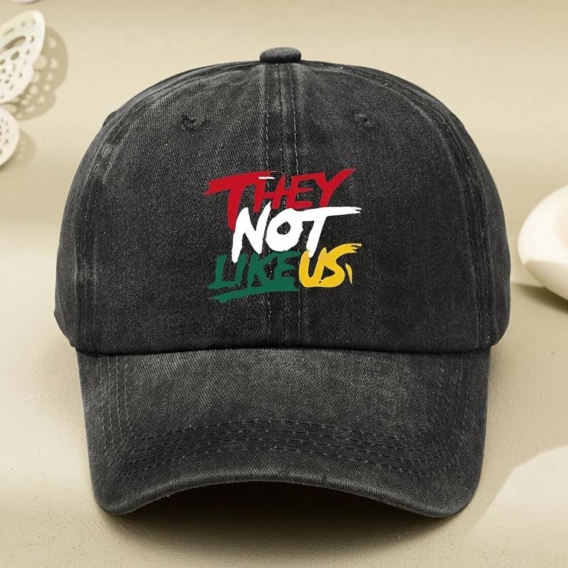 Retro Washed Distressed Baseball Cap THEY NOT LIKE US Colorful Letter Printed Casual Sun Hat чёрный
Retro Washed Distressed Baseball Cap THEY NOT LIKE US Colorful Letter Printed Casual Sun Hat чёрный