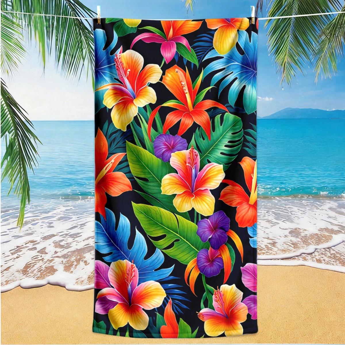 Tropical Hibiscus Floral Beach Towel Single Sided 2D Quick Dry Soft Microfiber Towel For Beach Pool Spa Travel Decor Summer Gift W40*H60(CM)
Tropical Hibiscus Floral Beach Towel Single Sided 2D Quick Dry Soft Microfiber Towel For Beach Pool Spa Travel Decor Summer Gift W40*H60(CM)