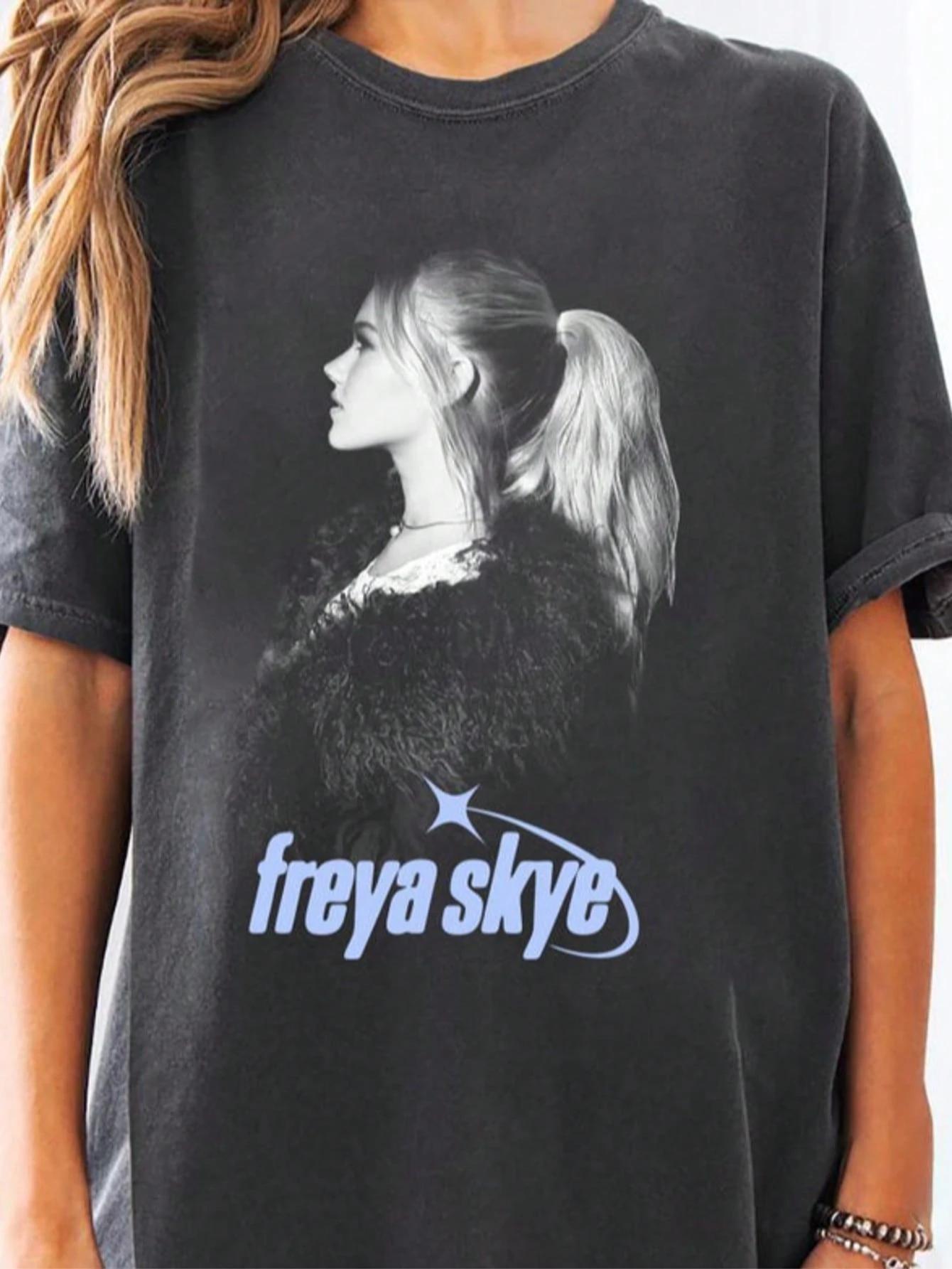Plus Size Summer Womens Vintage Freya Skye TShirt Cotton Breathable Stylish Versatile Street Style Oversized XL
Plus Size Summer Womens Vintage Freya Skye TShirt Cotton Breathable Stylish Versatile Street Style Oversized XL