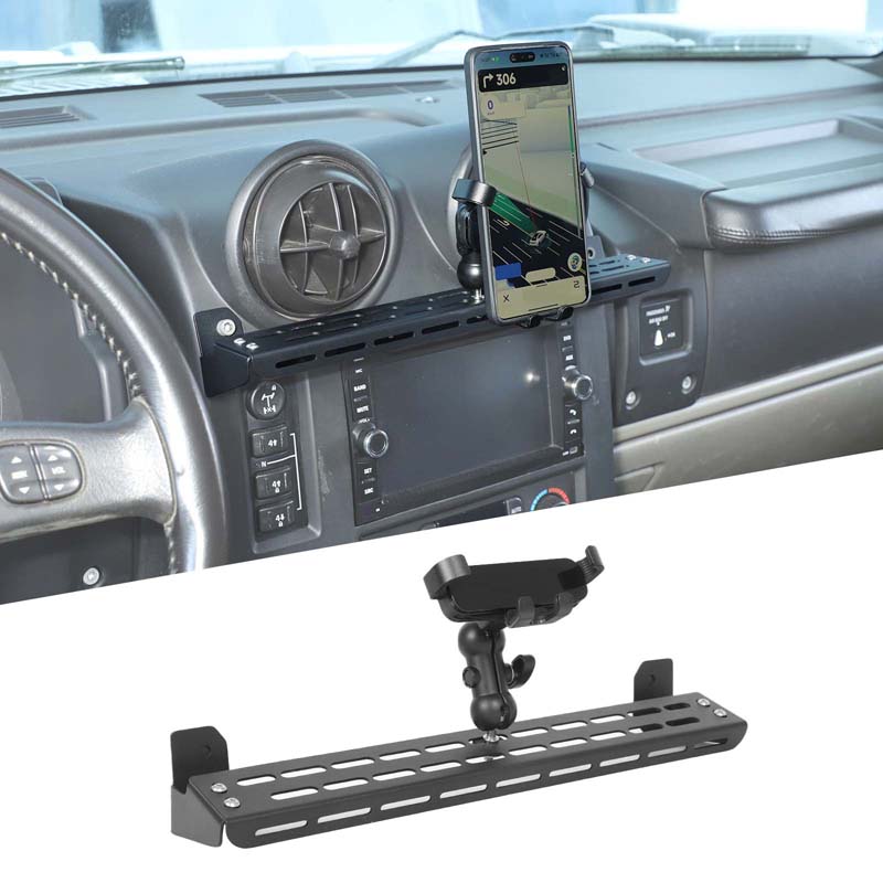 For Hummer H2 2003-2007 Carbon steel Car Central Control Instrument Panel Phone Holder multi-function Holder Car Accessories
For Hummer H2 2003-2007 Carbon steel Car Central Control Instrument Panel Phone Holder multi-function Holder Car Accessories
