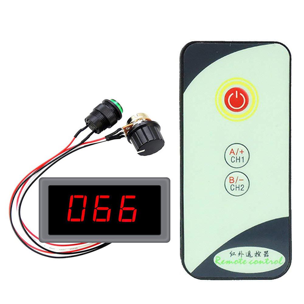 6V - 30V Digital Display PWM DC Motor Speed Controller with IR Remote Control for Automobile Heater / Defroster / Fans
6V - 30V Digital Display PWM DC Motor Speed Controller with IR Remote Control for Automobile Heater / Defroster / Fans