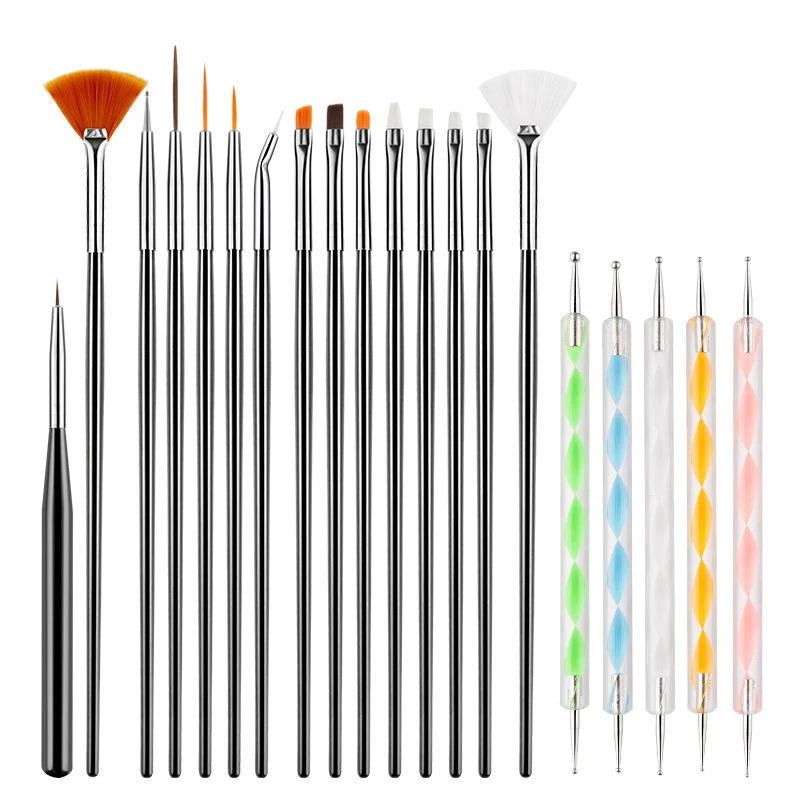 20Pc Nails Art Dotting Pen Acrylic Drawing Liner Supplies Brush Rhinestone Gems Picker UV Gel Painting Manicure Accessoires Tool
20Pc Nails Art Dotting Pen Acrylic Drawing Liner Supplies Brush Rhinestone Gems Picker UV Gel Painting Manicure Accessoires Tool