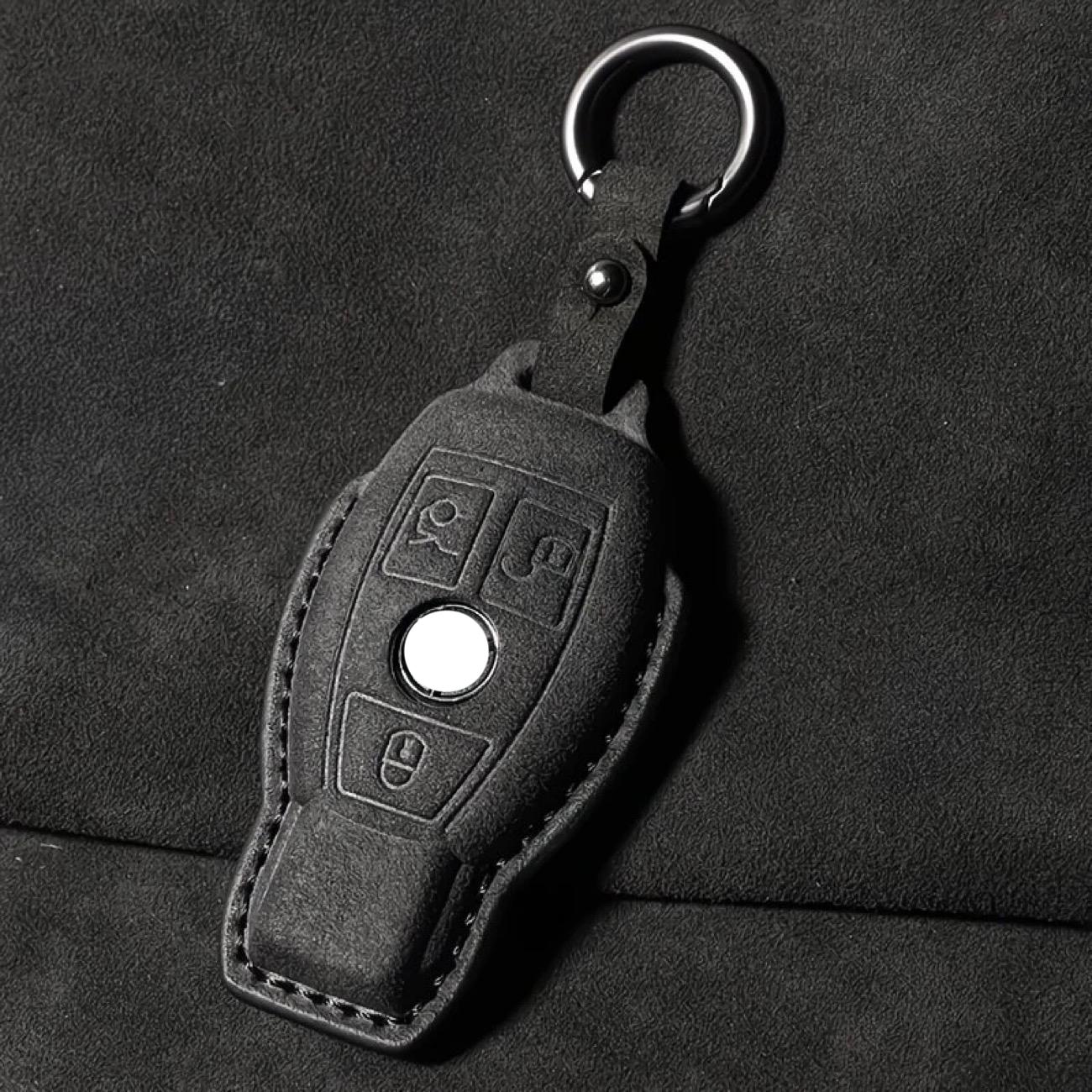 Suede Faux Leather Car Key Case Cover Protective Benz C180 C200 C260 C300 W108 W168 CLA GLA GLB Class Auto Keychain Styling
Suede Faux Leather Car Key Case Cover Protective Benz C180 C200 C260 C300 W108 W168 CLA GLA GLB Class Auto Keychain Styling
