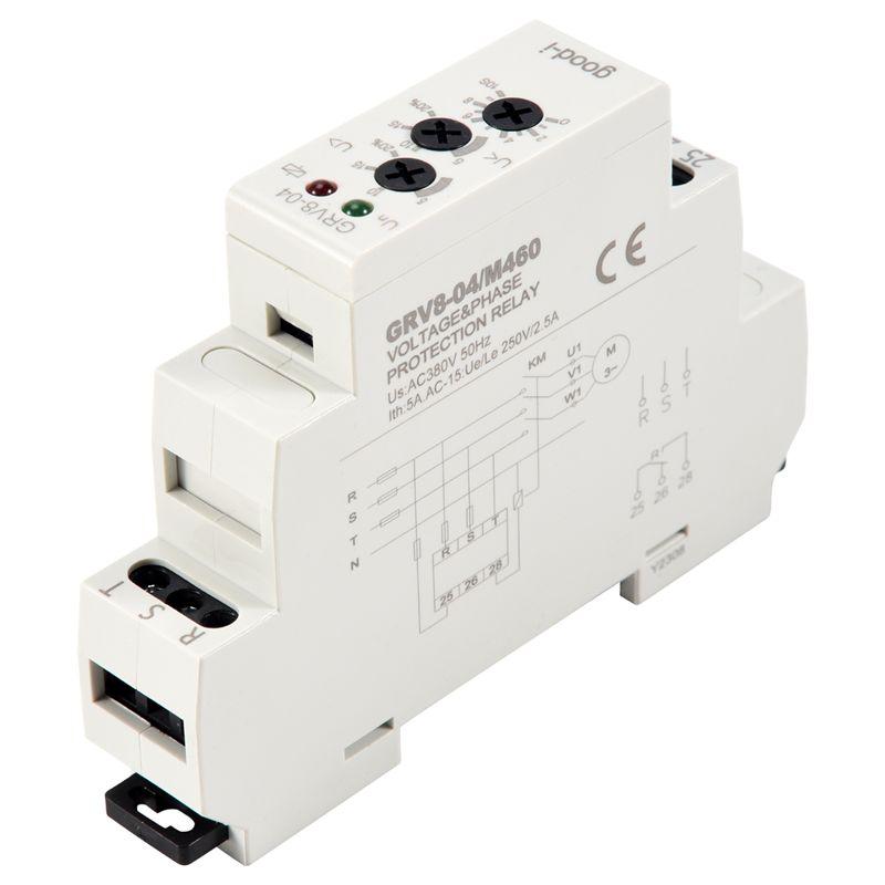 BAAU GRV8-04 M460 3-Phase Voltage Monitoring Relay Phase Sequence Phase Failure Protection Voltage Control Relay білий
BAAU GRV8-04 M460 3-Phase Voltage Monitoring Relay Phase Sequence Phase Failure Protection Voltage Control Relay білий
