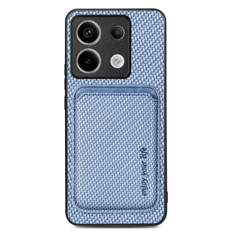 Чехол для Xiaomi Redmi Note 13 Pro 5G/Poco X6 5G, съемный слот для магнитной карты, текстура из углеродного волокна, чехол для телефона из полиуретана и ТПУ
Чехол для Xiaomi Redmi Note 13 Pro 5G/Poco X6 5G, съемный слот для магнитной карты, текстура из углеродного волокна, чехол для телефона из полиуретана и ТПУ