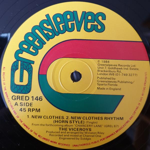 12inch Record VICEROYS - New Clothes GRED146 Greensleeves Re 1984 UK Reggae, Ska & Dub Used
12inch Record VICEROYS - New Clothes GRED146 Greensleeves Re 1984 UK Reggae, Ska & Dub Used