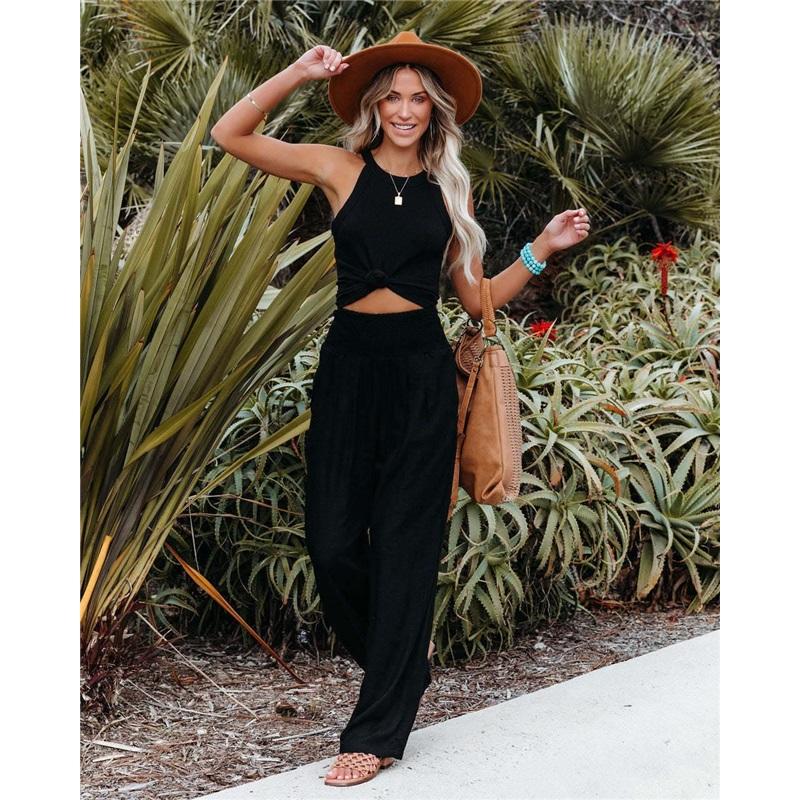 Spring And Summer Women s Solid Color Elastic Waist Wide Leg Casual Long Relaxed Pants XXXL білий
Spring And Summer Women s Solid Color Elastic Waist Wide Leg Casual Long Relaxed Pants XXXL білий