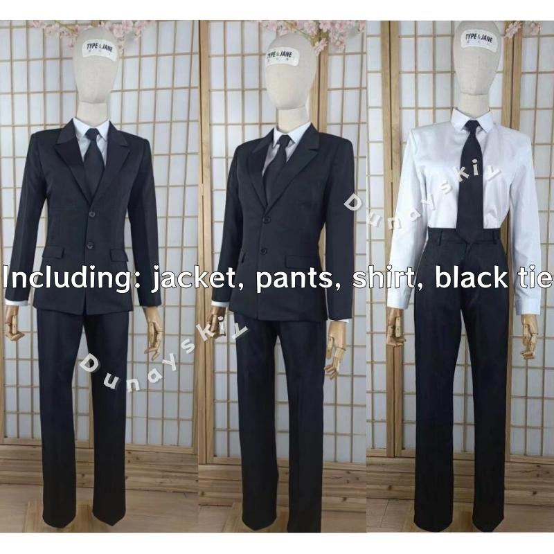 JJK Higuruma Hiromi Cosplay Costume Black Slim Fit Formal Suit Set For Man Green Tie Gavel Front Lace Wig Cos Props Accessories XL
JJK Higuruma Hiromi Cosplay Costume Black Slim Fit Formal Suit Set For Man Green Tie Gavel Front Lace Wig Cos Props Accessories XL