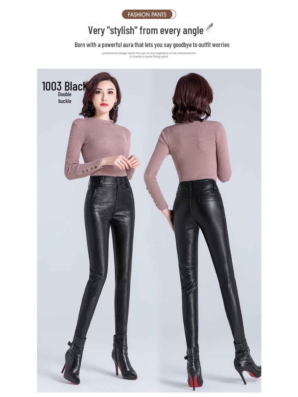 Women s High-Waisted Slimming Sheepskin Leather Pants for Autumn/Winter 2025 - Plus Velvet Skinny Pencil Style 4XL
Women s High-Waisted Slimming Sheepskin Leather Pants for Autumn/Winter 2025 - Plus Velvet Skinny Pencil Style 4XL