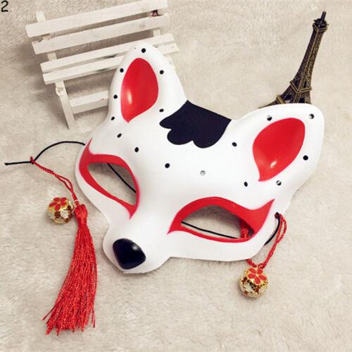 Anime Japanese Half Face Fox Mask Handpainted Kitsune Halloween Cosplay Gift 2
Anime Japanese Half Face Fox Mask Handpainted Kitsune Halloween Cosplay Gift 2
