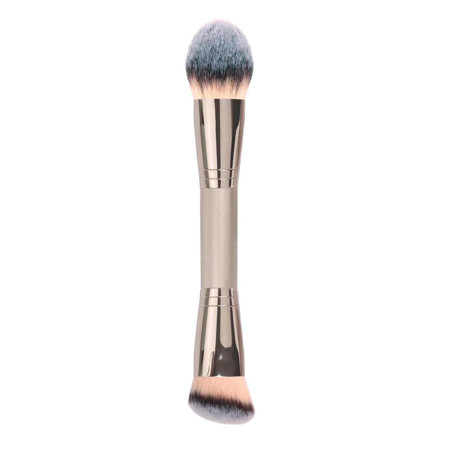 Dual-ended Makeup Brush: Foundation, Blush, Concealer & Contour Applicator
Dual-ended Makeup Brush: Foundation, Blush, Concealer & Contour Applicator