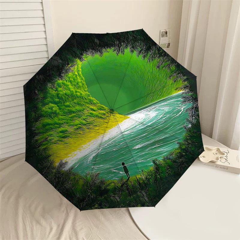 1pc forest river Automatic Open/Close Umbrella with Windproof, 8-Rib Sturdy Canopy, Durable Ribs, Fashionable Design1157A
1pc forest river Automatic Open/Close Umbrella with Windproof, 8-Rib Sturdy Canopy, Durable Ribs, Fashionable Design1157A