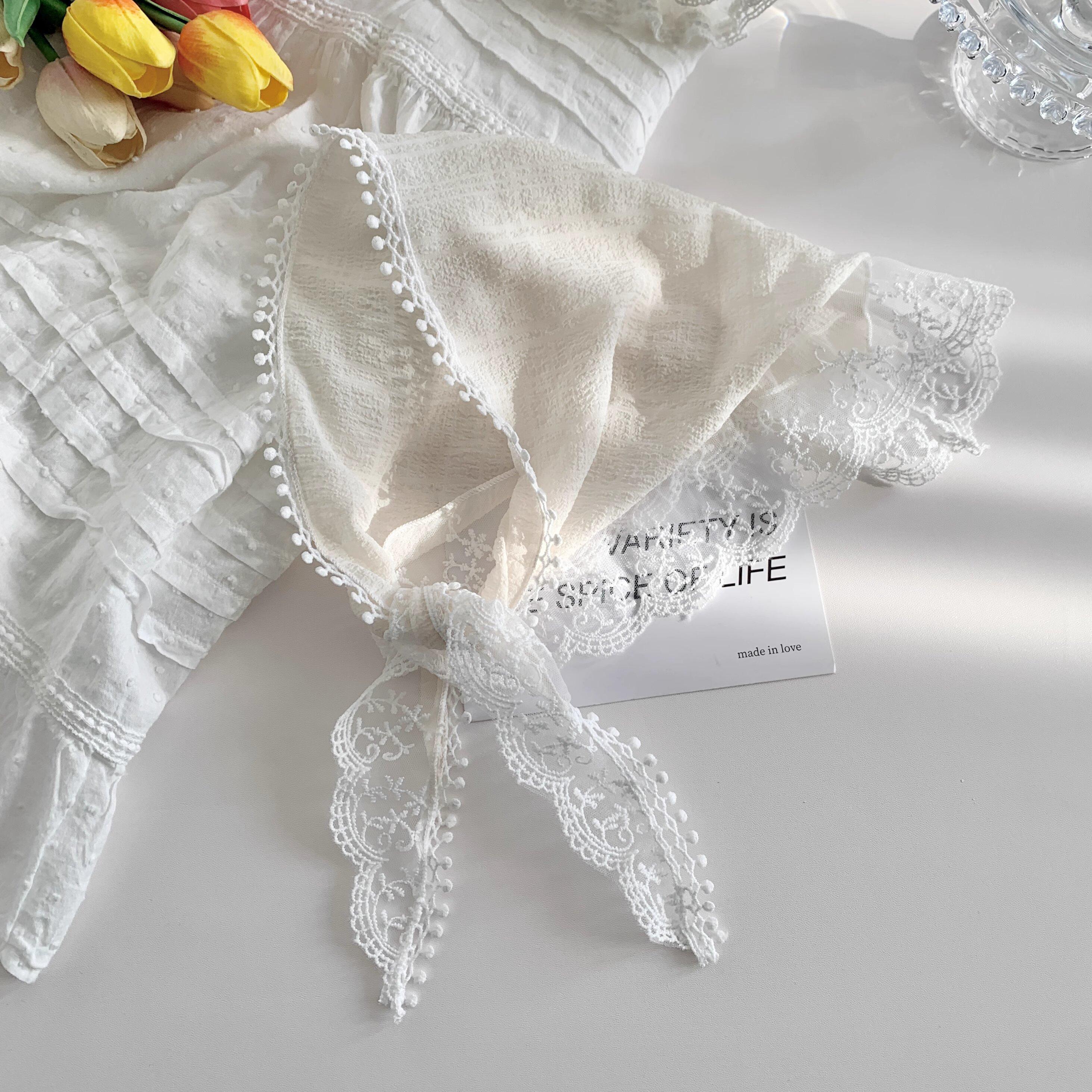 2pcs Korean Ins Lace Hair Scarf for Women Retro Triangle Hair Band Strap Hair Bag Headscarf Hat French Pastoral Travel Headband білий
2pcs Korean Ins Lace Hair Scarf for Women Retro Triangle Hair Band Strap Hair Bag Headscarf Hat French Pastoral Travel Headband білий