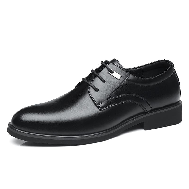 Leather shoes men s autumn and winter large size British style dress leather shoes inner height increase velvet lace-up wedding shoes 2025 37
Leather shoes men s autumn and winter large size British style dress leather shoes inner height increase velvet lace-up wedding shoes 2025 37