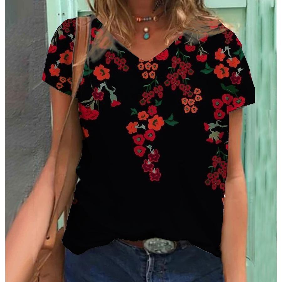 Floral Sparkle Theme Series 3D Printed T-shirt V-neck 3D Printed Women s Short Sleeved T-shirt Top 3XL
Floral Sparkle Theme Series 3D Printed T-shirt V-neck 3D Printed Women s Short Sleeved T-shirt Top 3XL