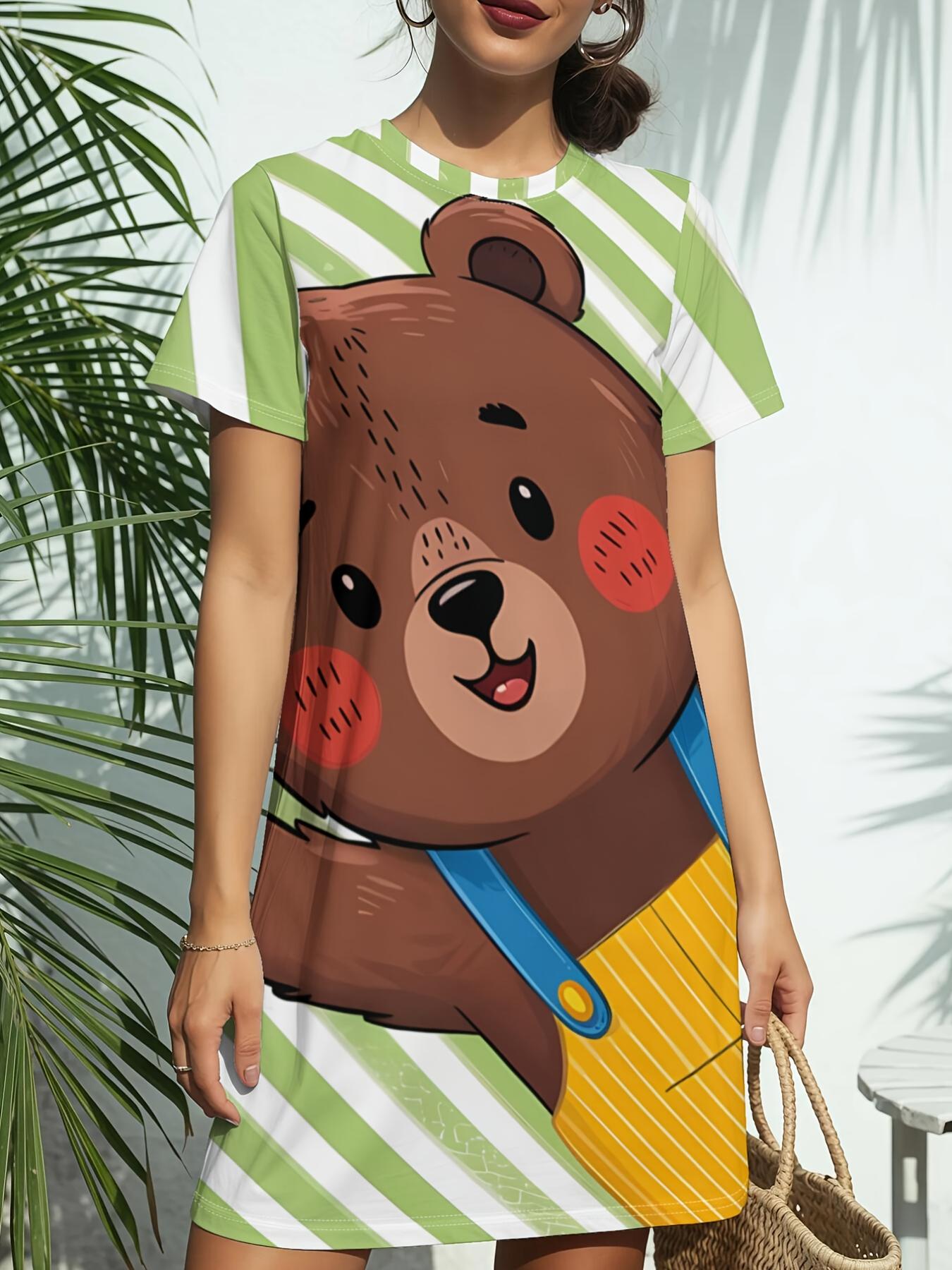 Women s New Crew Neck Short Sleeve T-Shirt Dress. American Trend Digital Print. Casual ; Versatile for Spring and Summer. Elegant ; Chic Woen s Dss S дубильная кора
Women s New Crew Neck Short Sleeve T-Shirt Dress. American Trend Digital Print. Casual ; Versatile for Spring and Summer. Elegant ; Chic Woen s Dss S дубильная кора