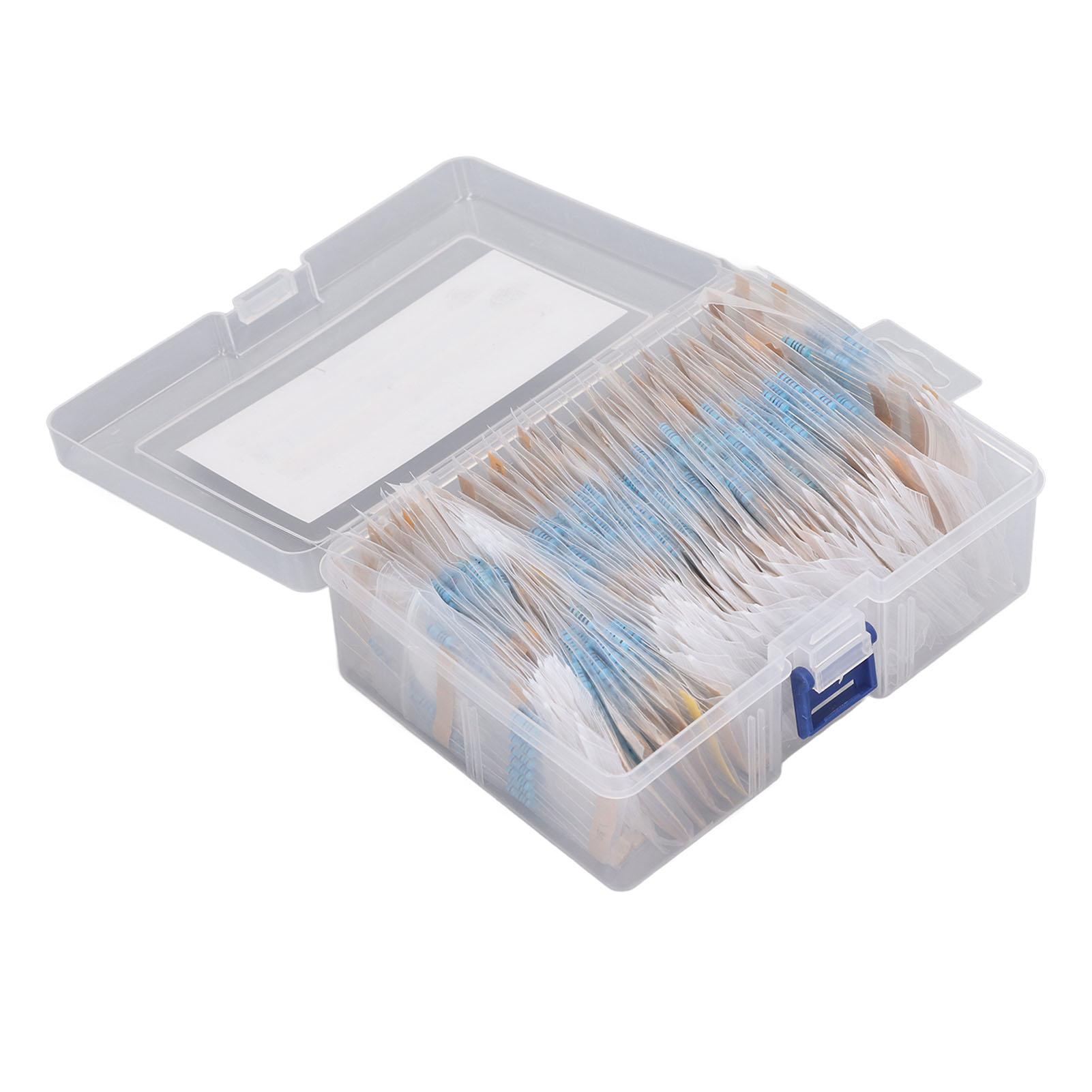 860PCS Metal Film Resistors 86 Values 0.5W 0.1R Ohm to 10M Ohm Electrical Resistors Set
860PCS Metal Film Resistors 86 Values 0.5W 0.1R Ohm to 10M Ohm Electrical Resistors Set