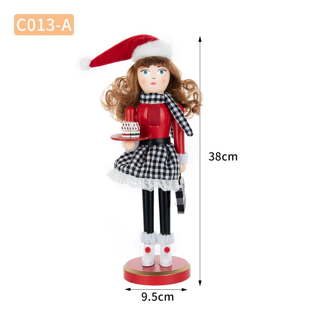 Christmas Plaid Girl Wooden Nutcracker Ornament
Christmas Plaid Girl Wooden Nutcracker Ornament