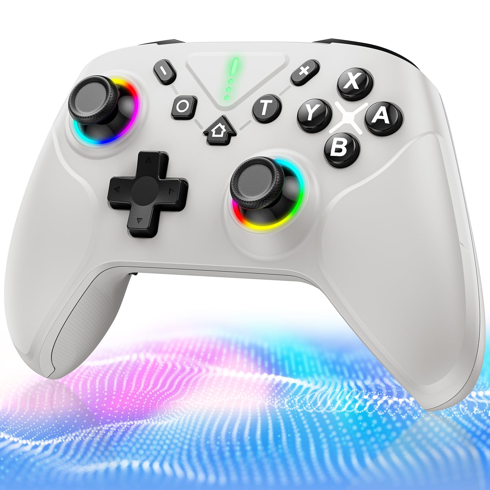 Контроллер Switch 2 с двойным отверстием, совместимый со Switch, инновационный контроллер Switch Pro с турбо, гироскопом, HD-вибрацией, RGB-подсветкой, нулевой беспроводной, 1000 мАч, высокий
Контроллер Switch 2 с двойным отверстием, совместимый со Switch, инновационный контроллер Switch Pro с турбо, гироскопом, HD-вибрацией, RGB-подсветкой, нулевой беспроводной, 1000 мАч, высокий