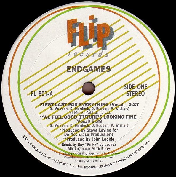 12inch Record ENDGAMES - First-Last-For Everything FL801 Flip Records 1982 US Dance & Electronica Used
12inch Record ENDGAMES - First-Last-For Everything FL801 Flip Records 1982 US Dance & Electronica Used