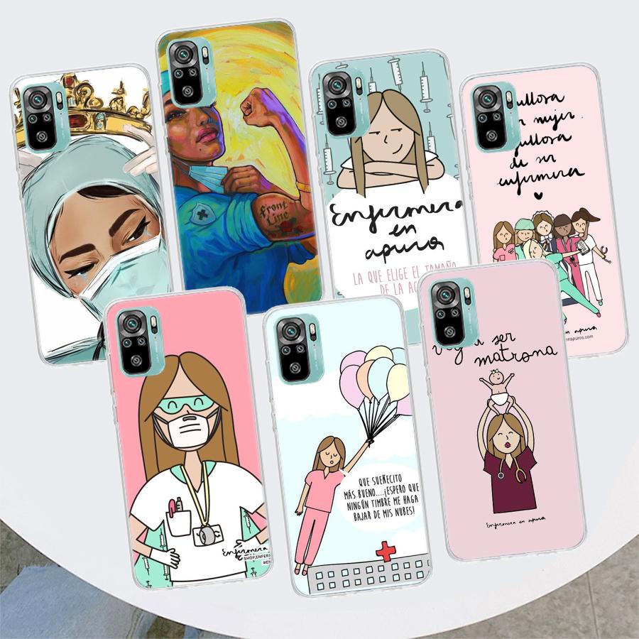 Funny Medicine Nurse Doctor Phone Case For Xiaomi Redmi Note 10 Pro Max 10S 9 9S 9T 8 8T 11T 11S 11 5G 11E 7 6 5 4X Coque Cover
Funny Medicine Nurse Doctor Phone Case For Xiaomi Redmi Note 10 Pro Max 10S 9 9S 9T 8 8T 11T 11S 11 5G 11E 7 6 5 4X Coque Cover