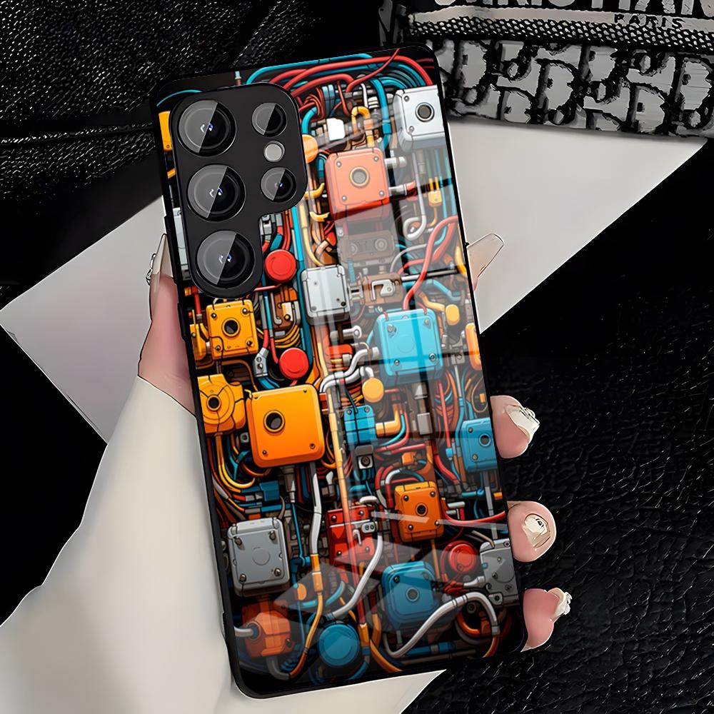 Creative Circuit Board Pattern Phone Case For Samsung S26 S25 Plus S20 S20 Plus S22 Ultra S23 FE S21 Plus S21 Ultra Glass Cove Samsung S23 Ultra
Creative Circuit Board Pattern Phone Case For Samsung S26 S25 Plus S20 S20 Plus S22 Ultra S23 FE S21 Plus S21 Ultra Glass Cove Samsung S23 Ultra