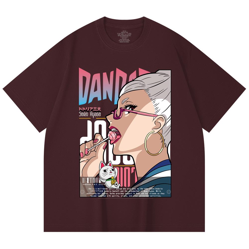 230 Gsm 100% Cotton DanDaDan V10 Seiko Print Unisex Heavy Cotton T Shirt 2XL вина червоного кольору
230 Gsm 100% Cotton DanDaDan V10 Seiko Print Unisex Heavy Cotton T Shirt 2XL вина червоного кольору