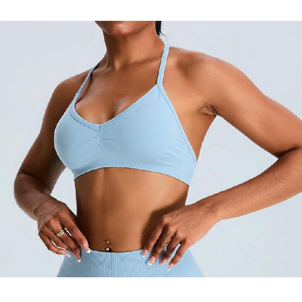 New Chest Pleated Sexy Yoga Bra For Women, Seamless Back Sports Bra, Quick Drying Running And Fitness Suit S
New Chest Pleated Sexy Yoga Bra For Women, Seamless Back Sports Bra, Quick Drying Running And Fitness Suit S