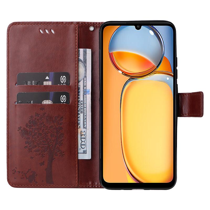 For Xiaomi Redmi 13C 4G/13C 5G/13R 5G/Poco M6 5G/Poco C65 4G Case with Stand Cat Tree Pattern Leather Wallet Mobile Cover Coffee
For Xiaomi Redmi 13C 4G/13C 5G/13R 5G/Poco M6 5G/Poco C65 4G Case with Stand Cat Tree Pattern Leather Wallet Mobile Cover Coffee