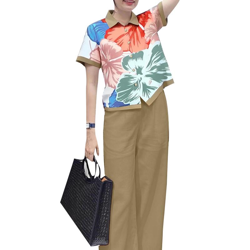 ZANZEA Women Short Sleeve Floral Blouse and Pants Summer Two Piece Suit Sets 5XL
ZANZEA Women Short Sleeve Floral Blouse and Pants Summer Two Piece Suit Sets 5XL