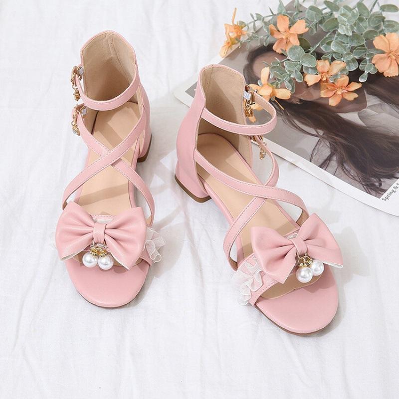 Summer children s sandals women s lace buckle soft sole princess sandals solid color new comfortable older children s shoes girls sandals 39 (inner length 24.5cm)
Summer children s sandals women s lace buckle soft sole princess sandals solid color new comfortable older children s shoes girls sandals 39 (inner length 24.5cm)