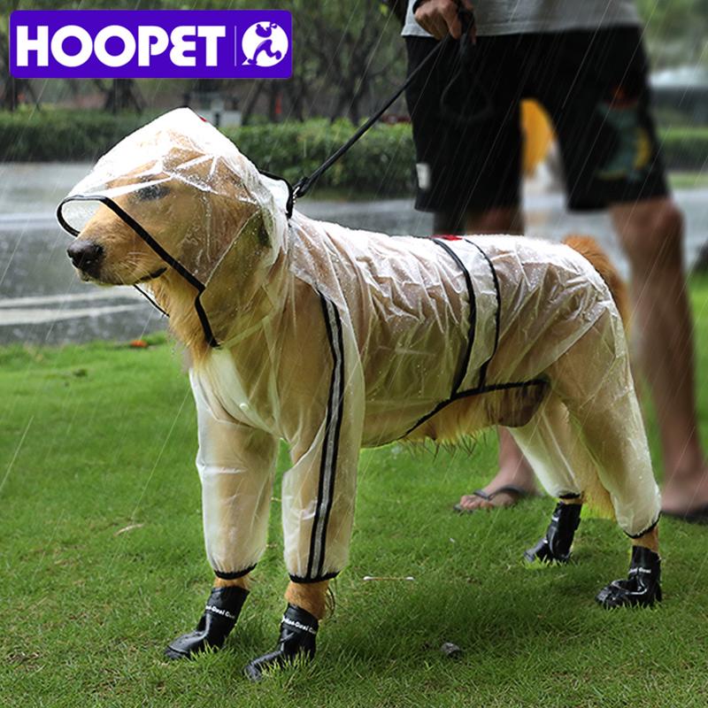 HOOPET Pet Raincoat Puppy Four Feet Hooded Transparent Waterproof Teddy Large Dog Rain Out Clothes for
HOOPET Pet Raincoat Puppy Four Feet Hooded Transparent Waterproof Teddy Large Dog Rain Out Clothes for