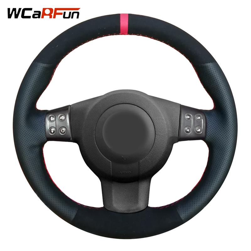 WCaRFun черный замшевый искусственный кожаный красный маркер автомобильный чехол на руль для Seat Ibiza 6L leon 2007 2008 Sport Altea
WCaRFun черный замшевый искусственный кожаный красный маркер автомобильный чехол на руль для Seat Ibiza 6L leon 2007 2008 Sport Altea