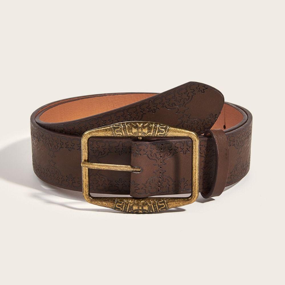 Metal Buckle Y2k Style Waist Belt Ethnic Style Trouser Decoration Dress Decoration коричневий
Metal Buckle Y2k Style Waist Belt Ethnic Style Trouser Decoration Dress Decoration коричневий