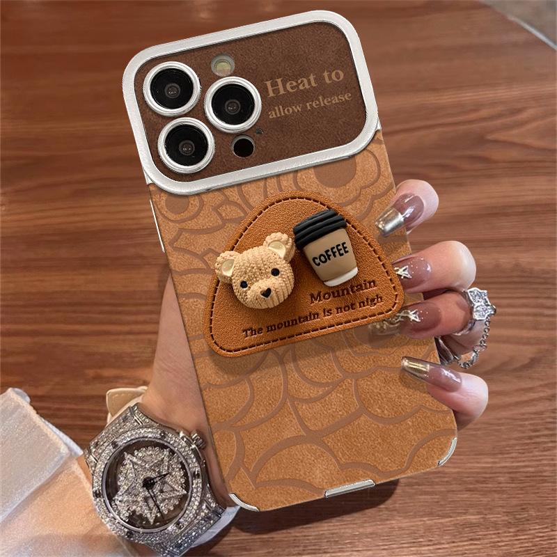Чехол для телефона Coffee Bear Tripod подходит для Apple 16 с большим окном, 15PM гальванизированная замша 14 противоударный XR iPhone 16
Чехол для телефона Coffee Bear Tripod подходит для Apple 16 с большим окном, 15PM гальванизированная замша 14 противоударный XR iPhone 16