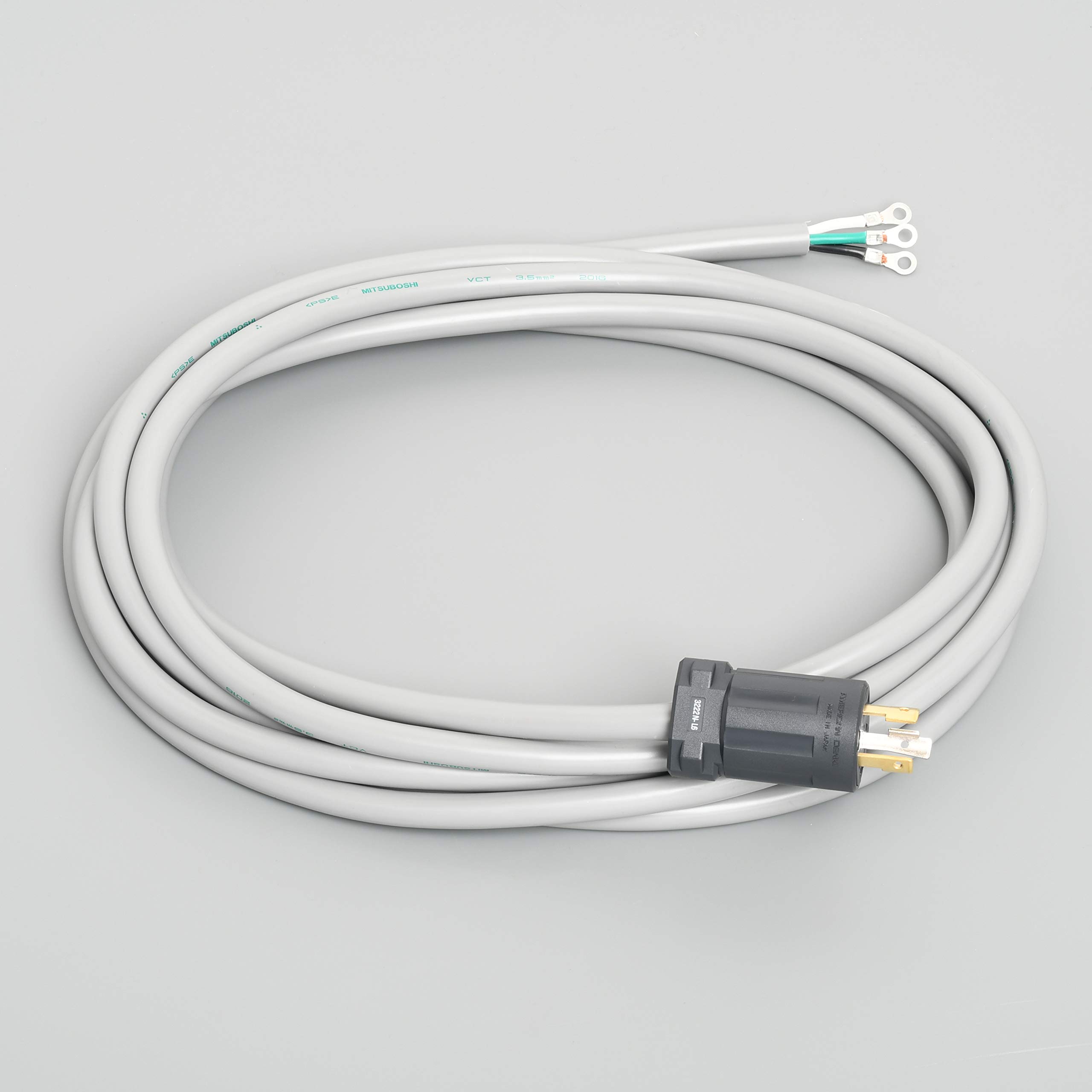 American Denki Black Grounded 2P 250V Power Cord Set, EMAL6-20, 3222N-L6-CS
American Denki Black Grounded 2P 250V Power Cord Set, EMAL6-20, 3222N-L6-CS