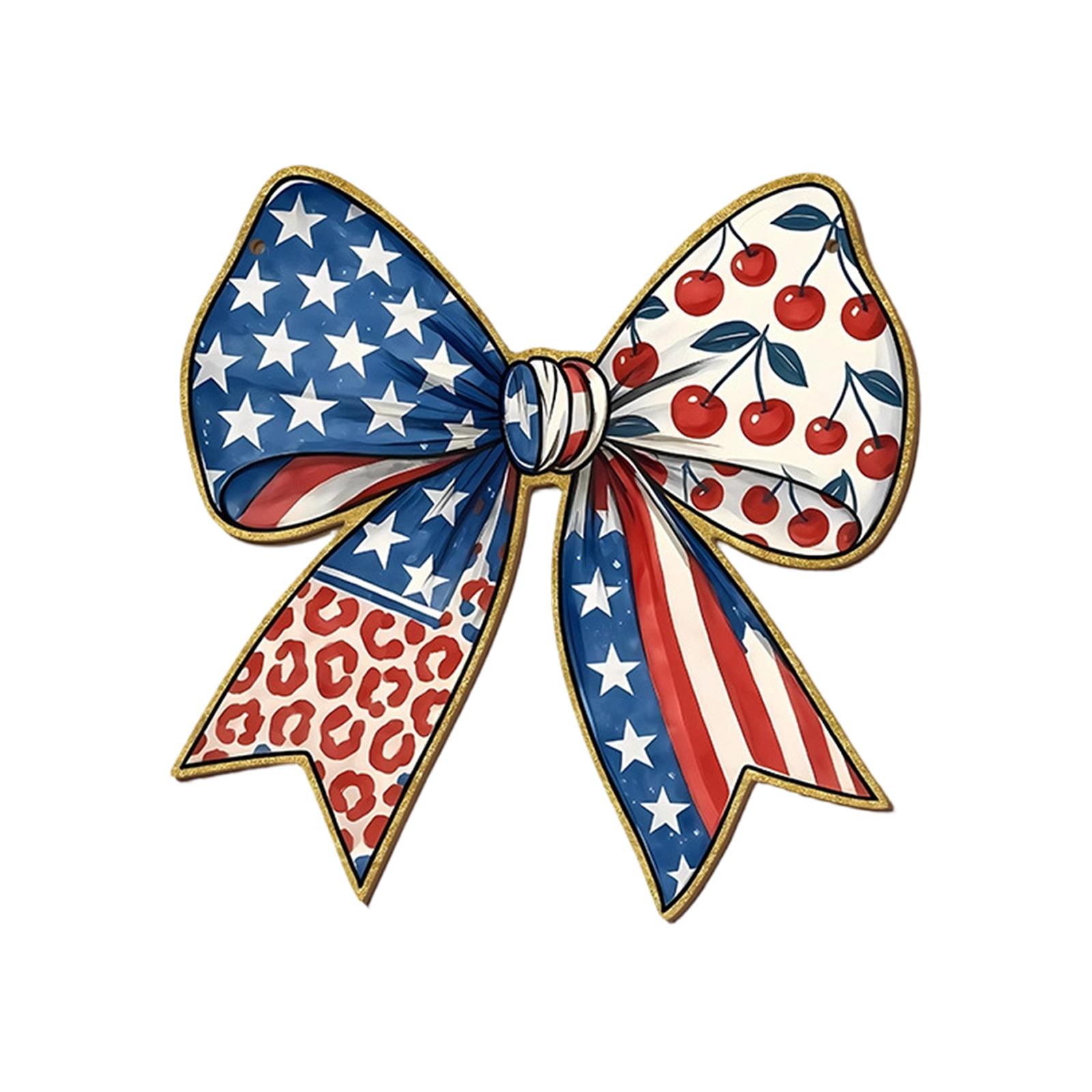 Independence Day USA Blue Background Star Red And Striped Elements Bowknot 2D Wooden Door Window Wall Hanging Ornament One Size
Independence Day USA Blue Background Star Red And Striped Elements Bowknot 2D Wooden Door Window Wall Hanging Ornament One Size