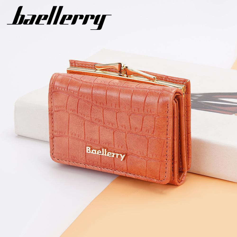 Baellerry Жіночий портмоне короткий гаманець з текстурою каменю Складний гаманець із застібкою для монет Модний тримач карток
Baellerry Жіночий портмоне короткий гаманець з текстурою каменю Складний гаманець із застібкою для монет Модний тримач карток