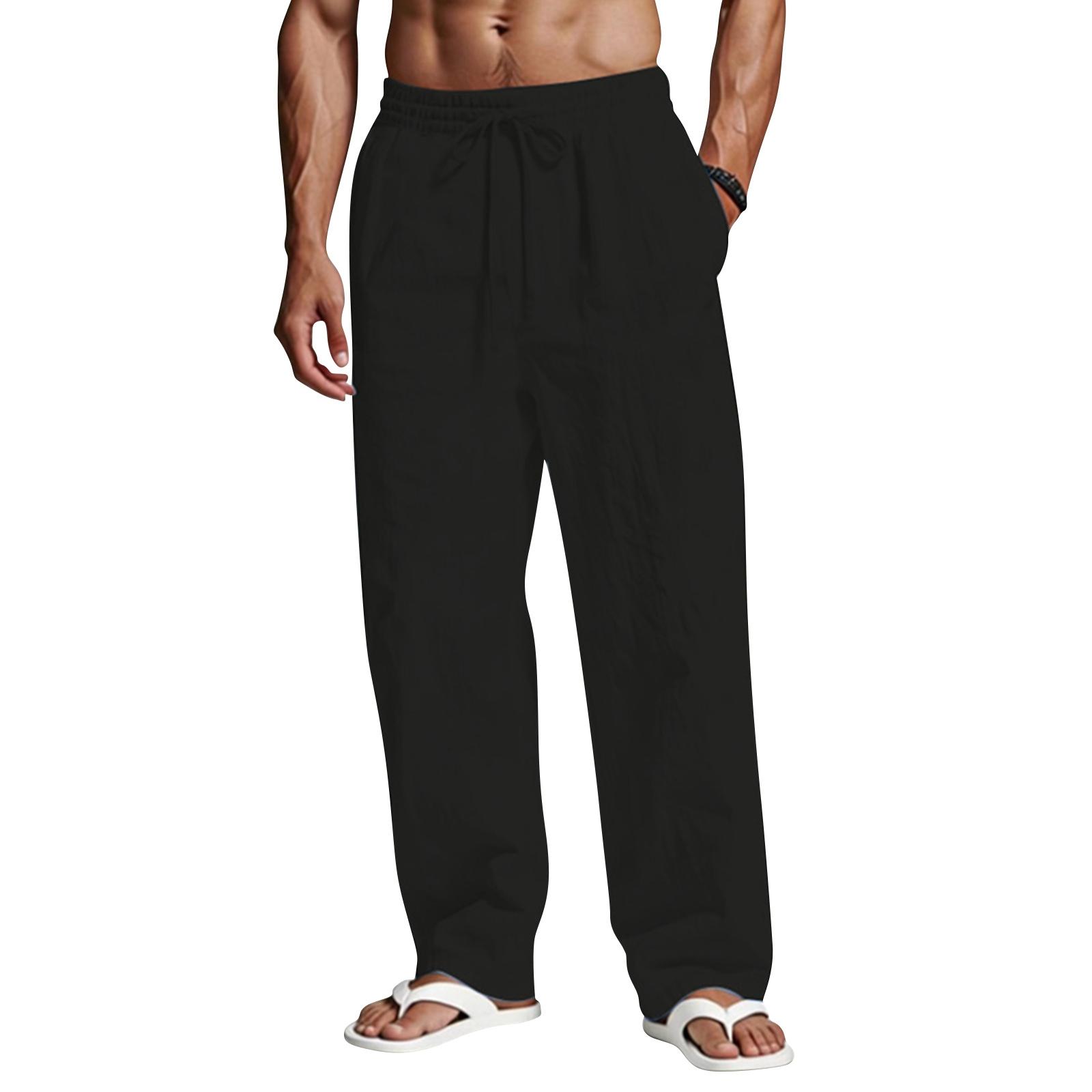 Men s Linen Trousers L чёрный
Men s Linen Trousers L чёрный