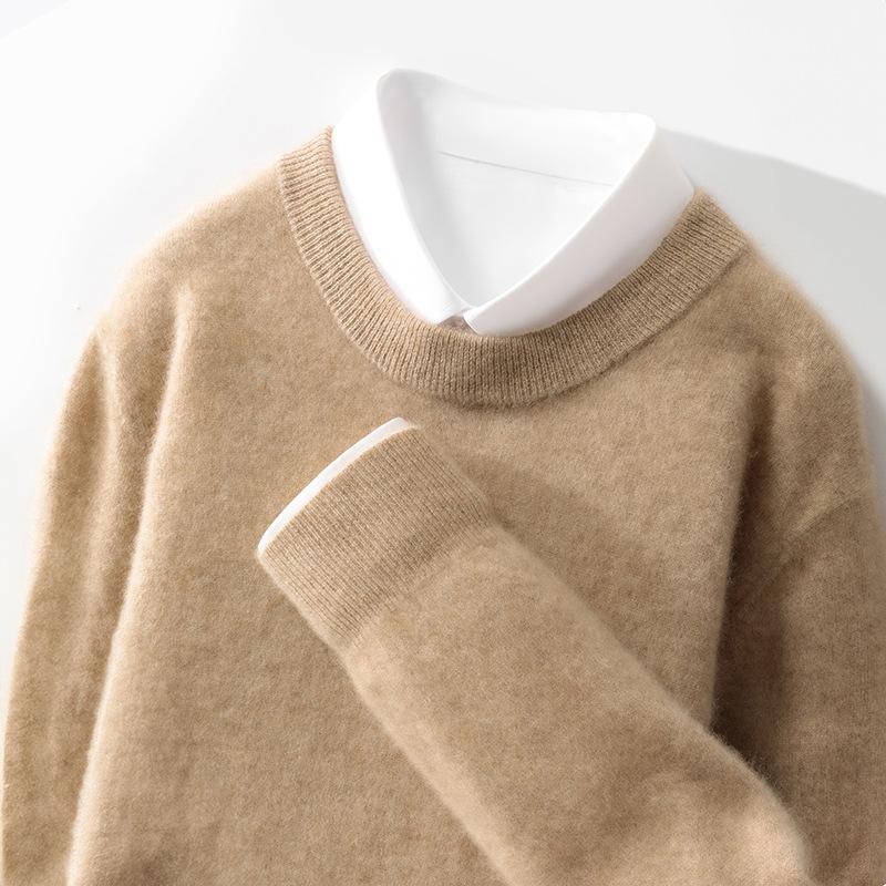 100 Cardigan Men s Round Neck Solid Color Base Sweater Business Casual Large Size Knitted Warm Base Sweater M
100 Cardigan Men s Round Neck Solid Color Base Sweater Business Casual Large Size Knitted Warm Base Sweater M