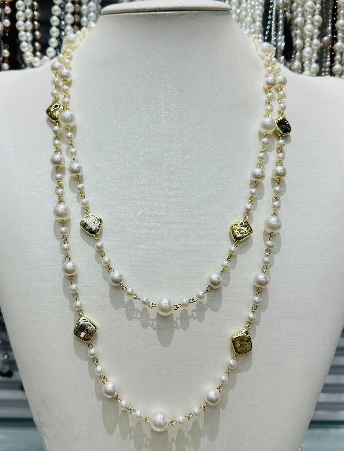 NK-275 Многослойное ожерелье из стеклянного жемчуга - Любовь, Цветок сливы, Геометрический дизайн
NK-275 Многослойное ожерелье из стеклянного жемчуга - Любовь, Цветок сливы, Геометрический дизайн