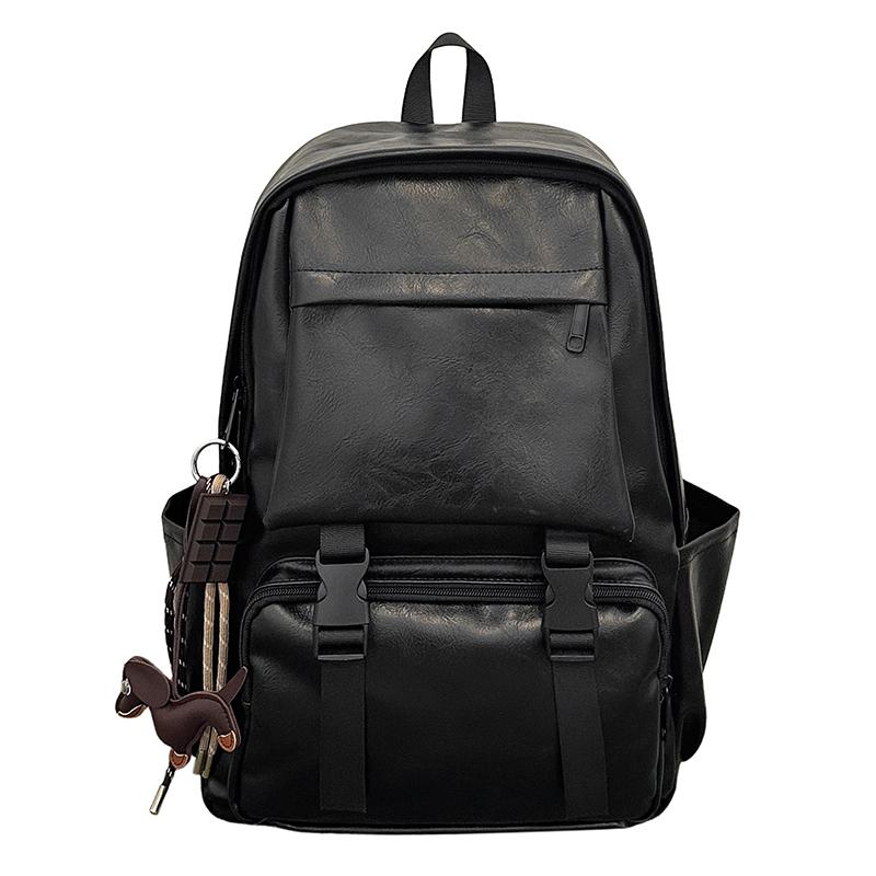 PU Backpack Computer Bag Large Capacity Travel Backpack чорний
PU Backpack Computer Bag Large Capacity Travel Backpack чорний