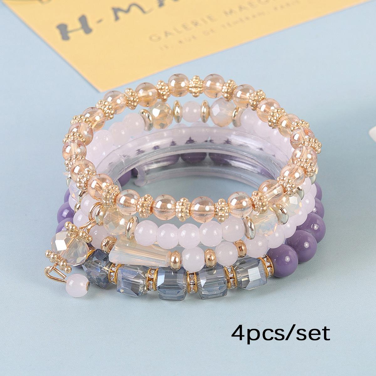 JYL TS Bracelet Bohemian Set Clay Style Brings Unique Joy And Luck Purple місячний камінь блакитний колір
JYL TS Bracelet Bohemian Set Clay Style Brings Unique Joy And Luck Purple місячний камінь блакитний колір