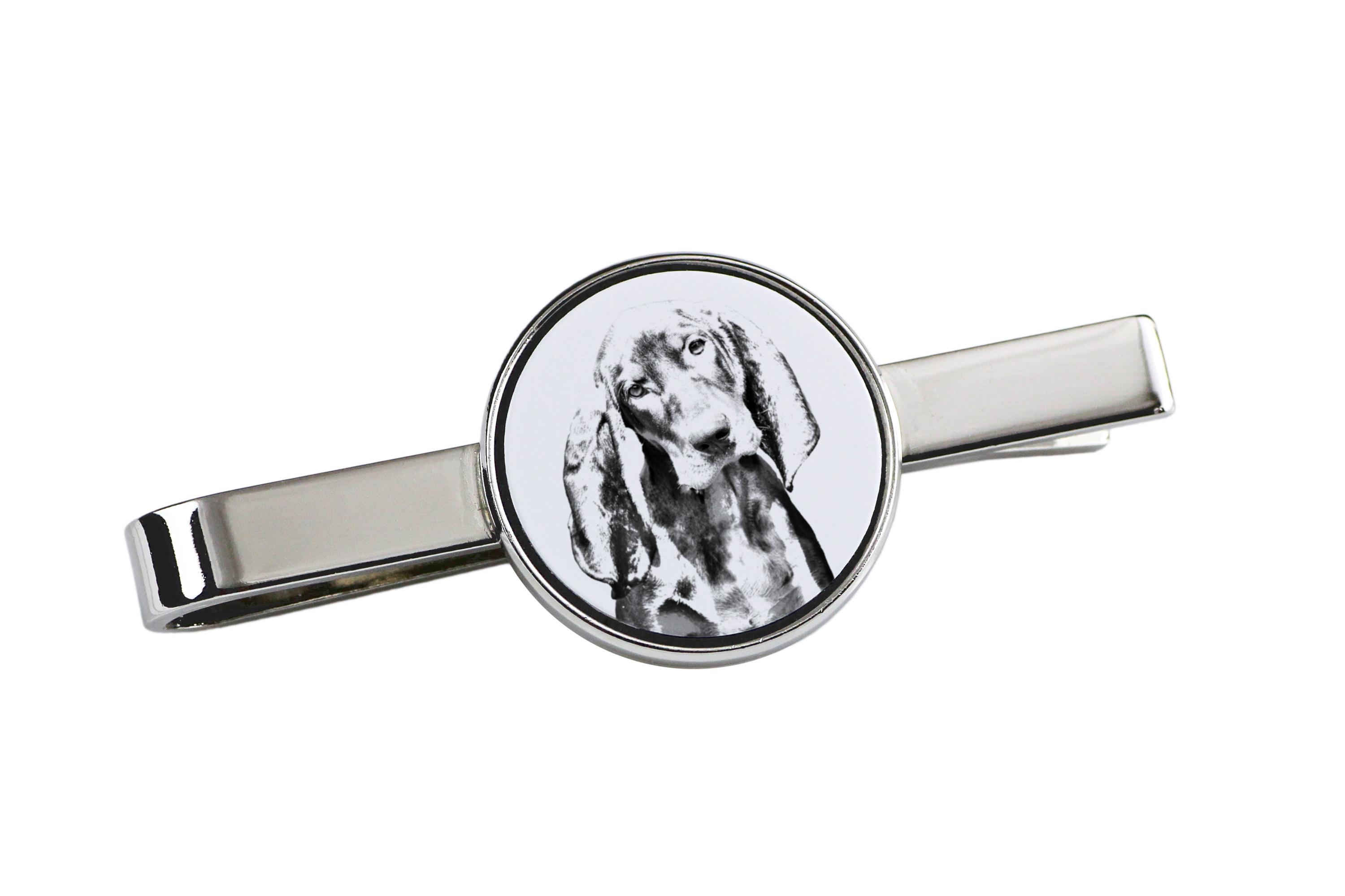 Black and Tan Coonhound - tie clip with a dog, personalized tie clip, a unique gift for a man from the Art-Dog brand срібний
Black and Tan Coonhound - tie clip with a dog, personalized tie clip, a unique gift for a man from the Art-Dog brand срібний
