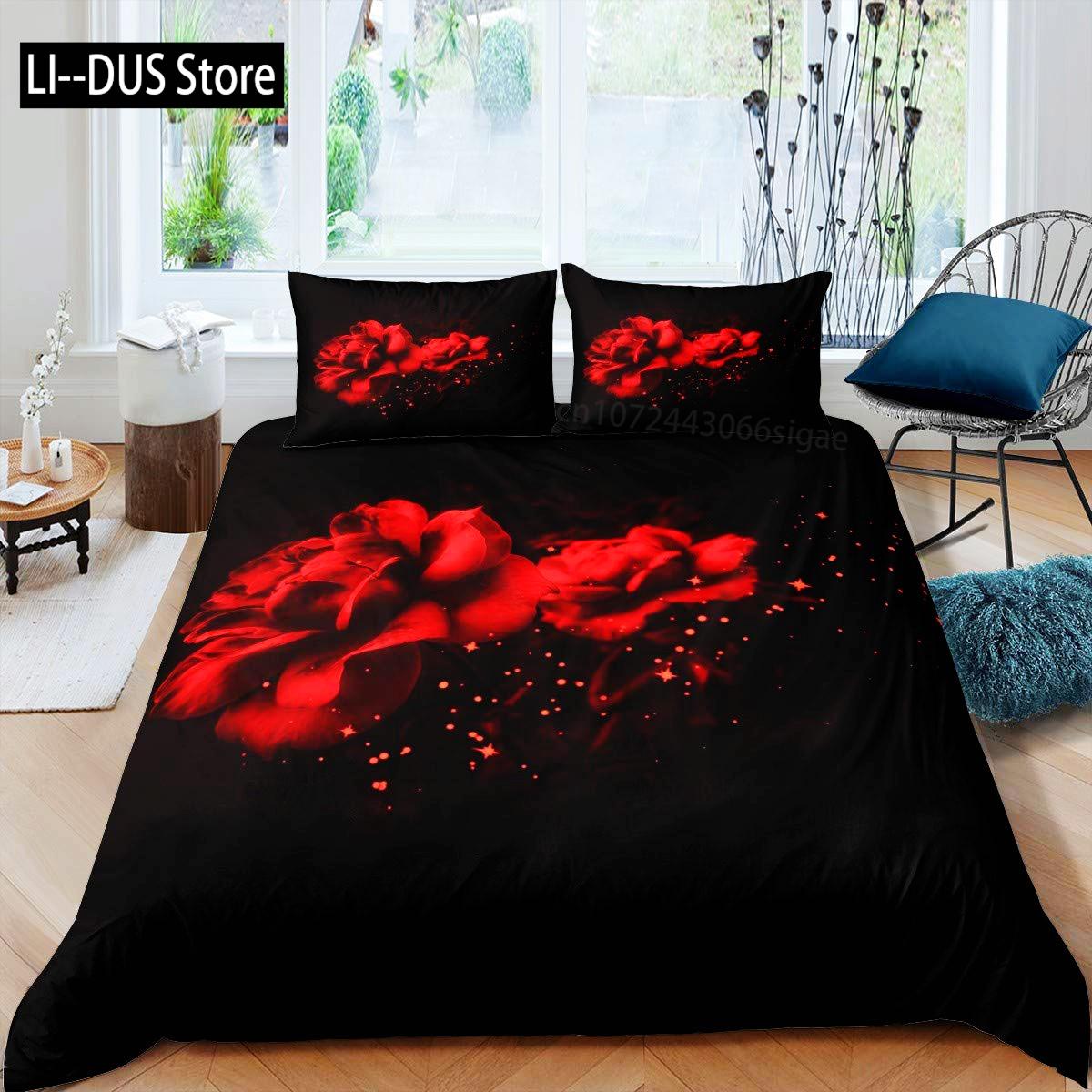 Comforter Red Rose For Kids Girls Polyester Leopard Print Comforter Queen Red Floral Petal Pattern Twin Bedding Set Comforter (quilt)-EU Single(135*200cm)3pcs
Comforter Red Rose For Kids Girls Polyester Leopard Print Comforter Queen Red Floral Petal Pattern Twin Bedding Set Comforter (quilt)-EU Single(135*200cm)3pcs