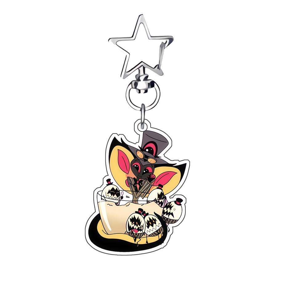 6Cm Acrylic Keychain for Hazbin Hotel Helluva Boss Alastor Niffty Stolas Keychain Character Backpack Pendant Collection Gift
6Cm Acrylic Keychain for Hazbin Hotel Helluva Boss Alastor Niffty Stolas Keychain Character Backpack Pendant Collection Gift