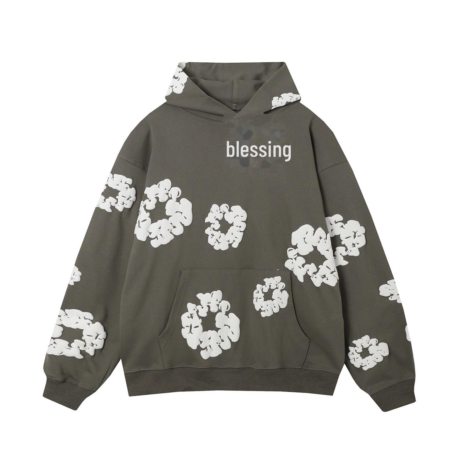 23SS Осень/Зима Унисекс 3D Foam Капок Принт Толстовка С Капюшоном Small темно серый
23SS Осень/Зима Унисекс 3D Foam Капок Принт Толстовка С Капюшоном Small темно серый