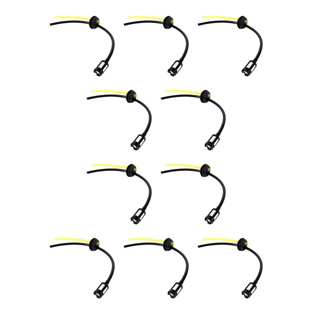 10 Pieces Rubber Lawn Mower Fuel Line Portable Detachable Replacing Leakproof Gardening String Trimmer Hose Part
10 Pieces Rubber Lawn Mower Fuel Line Portable Detachable Replacing Leakproof Gardening String Trimmer Hose Part