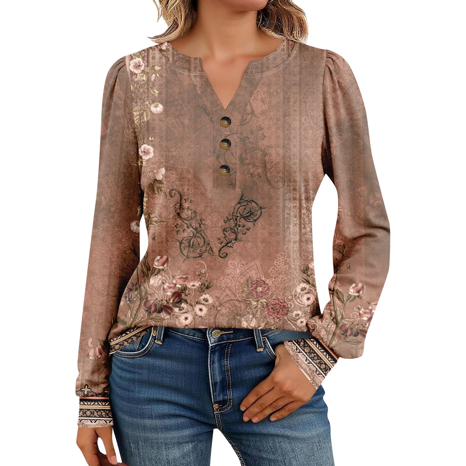 Женские рубашки с длинным рукавом Хенли Повседневные топы Модные блузки Милые футболки M
Женские рубашки с длинным рукавом Хенли Повседневные топы Модные блузки Милые футболки M